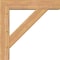 Ekena Millwork Traditional Block Smooth Bracket w/ Offset Brace, Western Red Cedar, 7 1/2"W x 36"D x 36"H BKT0806X36X36TRA05SWR - alternate 2